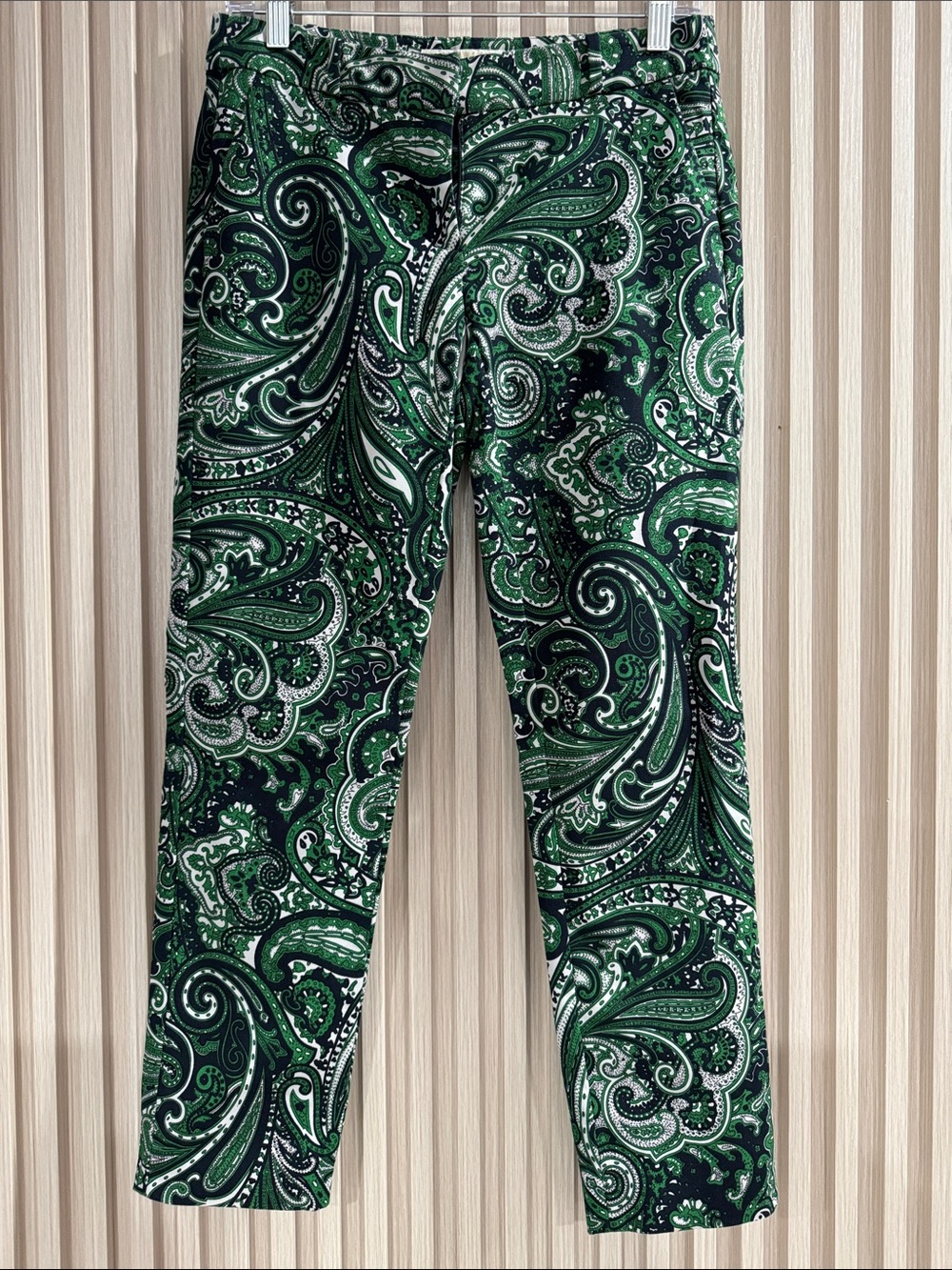 MICHAEL Michael Kors Green Paisley Chinos